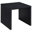 Tampa Furniture Outlet - Coaster - Knapp Engineered Wood Square Side End Table Black - 706227
