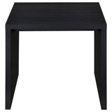 Knapp Engineered Wood Square Side End Table Black - Tampa Furniture Outlet
