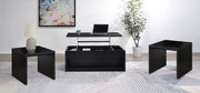 Tampa Furniture Outlet - Coaster - Knapp 3-piece Lift Top Coffee Table Set Black - 706228-S3