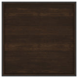 Fulton 30-inch Square Mango Wood Coffee Table Dark Brown - Tampa Furniture Outlet