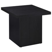 Tampa Furniture Outlet - Coaster - Max Square Engineered Laminate End Side Table Black - 706277