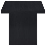 Max Square Engineered Laminate End Side Table Black - Tampa Furniture Outlet