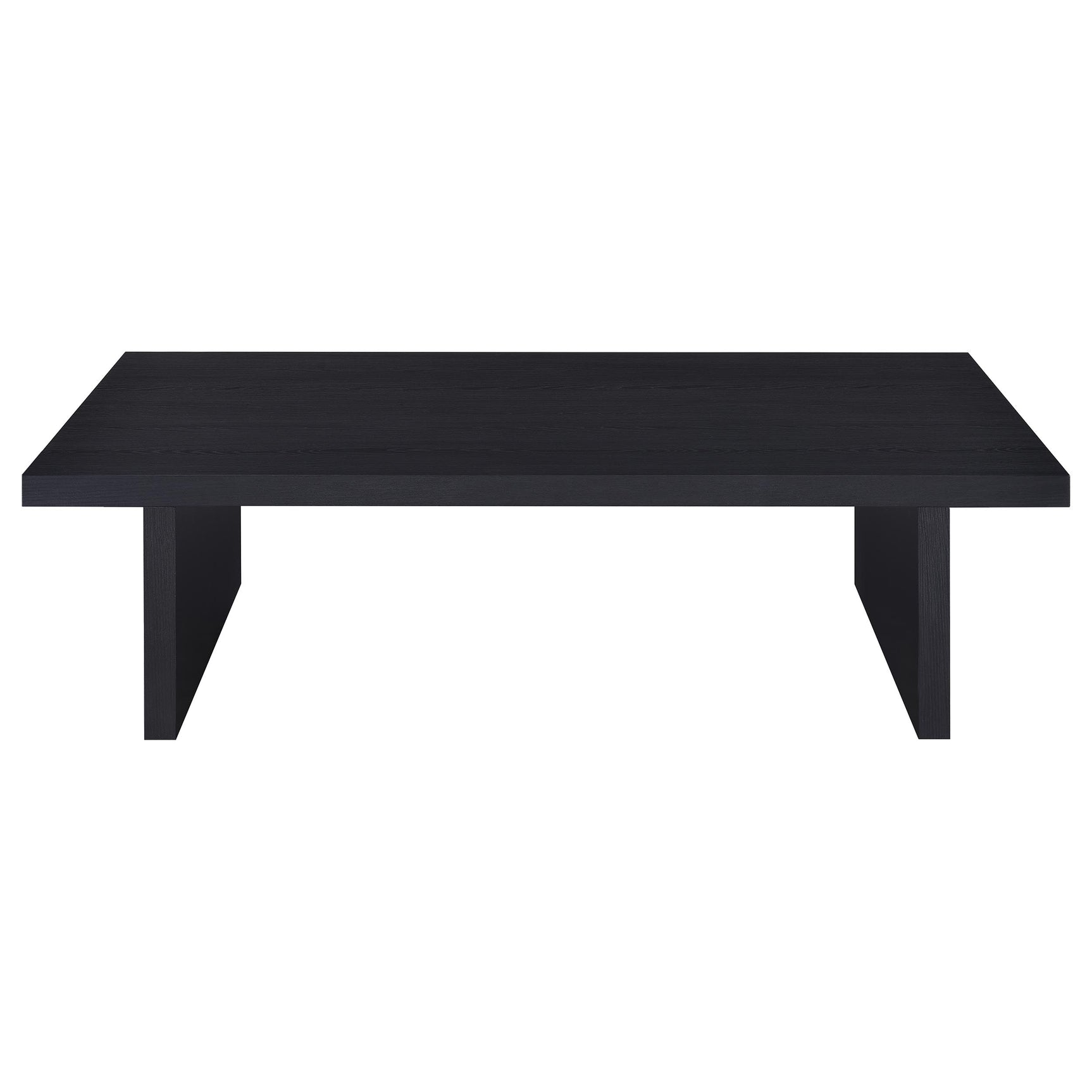 Max 2-piece Rectangular Coffee and End Table Set Black - Tampa Furniture Outlet