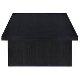 Max 2-piece Rectangular Coffee and End Table Set Black - Tampa Furniture Outlet
