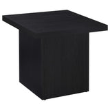 Max 3-piece Rectangular Coffee and End Table Set Black - Tampa Furniture Outlet