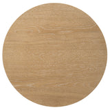 Ottowa 3-piece Round Wood Coffee Table Set Light Oak