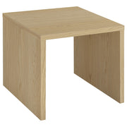 Tampa Furniture Outlet - Coaster - Canoga Engineered Wood Accent Side End Table Light Oak - 706347
