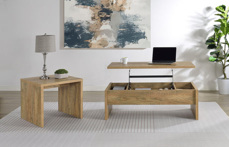 Tampa Furniture Outlet - Coaster - Canoga 2-piece Lift Top Cocktail Coffee Table Set Mango - 706358-S2