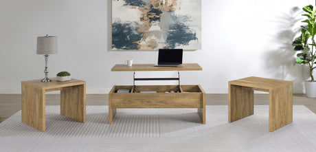 Tampa Furniture Outlet - Coaster - Canoga 3-piece Lift Top Cocktail Coffee Table Set Mango - 706358-S3