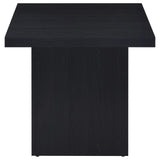 Devar 3-piece Square Cocktail Coffee End Table Set Black