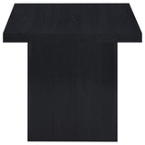 Devar 3-piece Square Cocktail Coffee End Table Set Black
