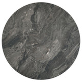 Bradley Round SmartTop Cocktail Coffee Table Smokey Grey and Brown