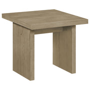 Tampa Furniture Outlet - Coaster - Decker Square Occasional Side End Table Natural Oak - 706467