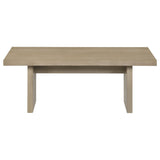 Decker 2-piece Coffee and End Table Set Natural Oak
