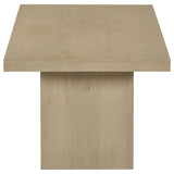 Decker 2-piece Coffee and End Table Set Natural Oak