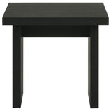 Decker Square Occasional Side End Table Black