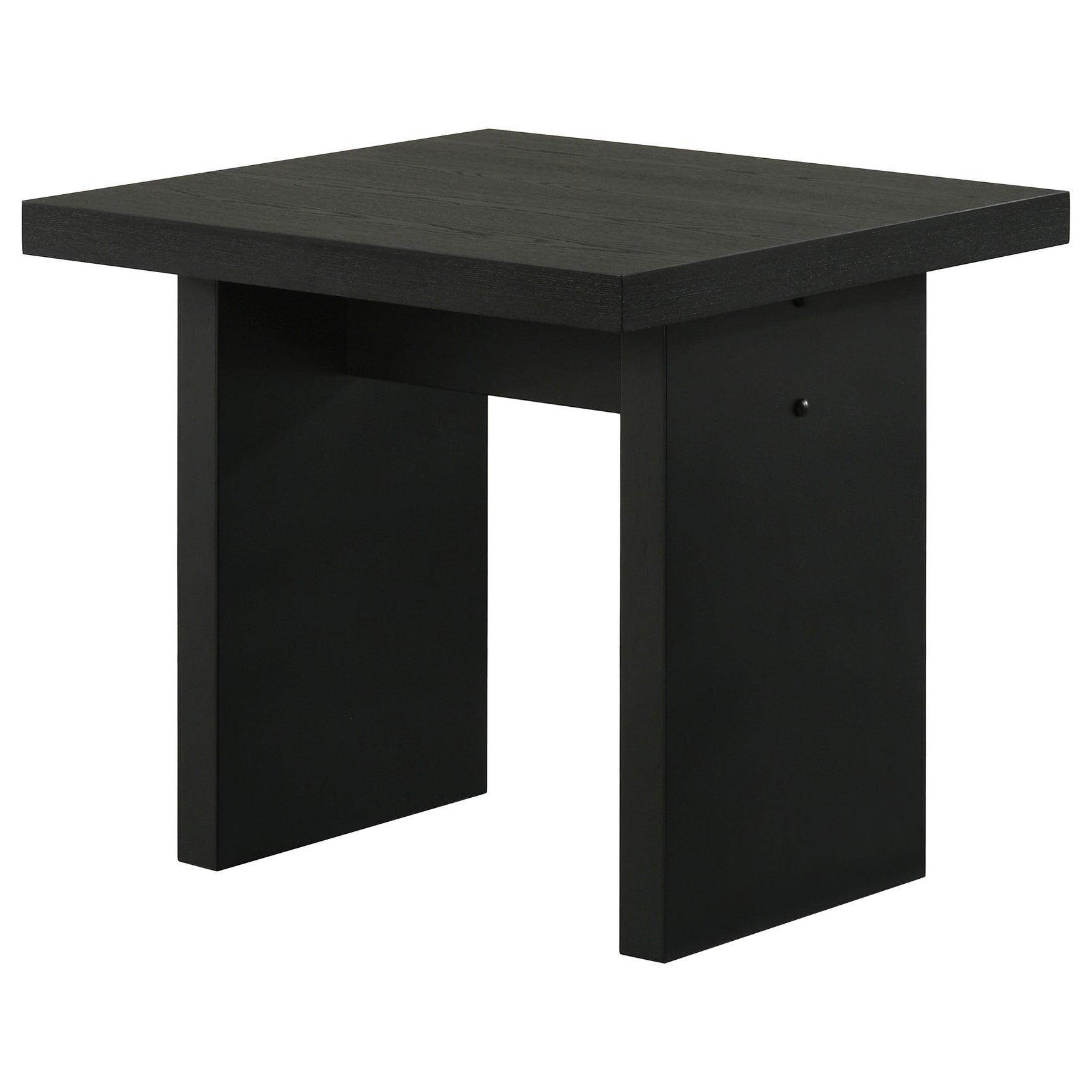Decker Square Occasional Side End Table Black