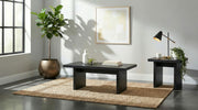 Tampa Furniture Outlet - Coaster - Decker 2-piece Coffee and End Table Set Black - 706478-S2