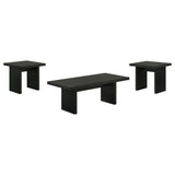 Decker 3-piece Coffee and End Table Set Black