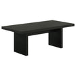 Tampa Furniture Outlet - Coaster - Decker 47-Inch Rectangular Cocktail Coffee Table Black - 706478