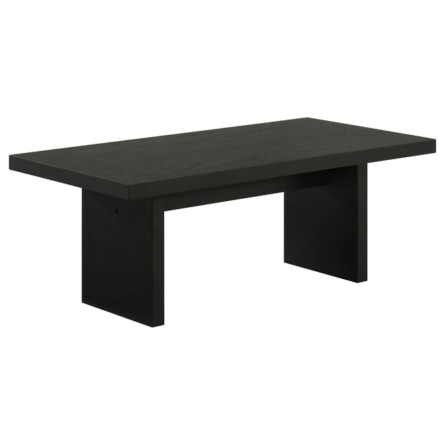Tampa Furniture Outlet - Coaster - Decker 47-Inch Rectangular Cocktail Coffee Table Black - 706478