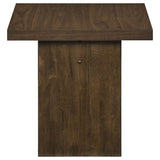 Decker Square Occasional Side End Table Walnut
