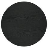 Hamlyn 3-piece Round Fluted Coffee and End Table Set Black