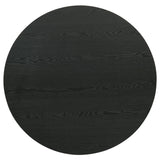 Hamlyn 3-piece Round Fluted Coffee and End Table Set Black