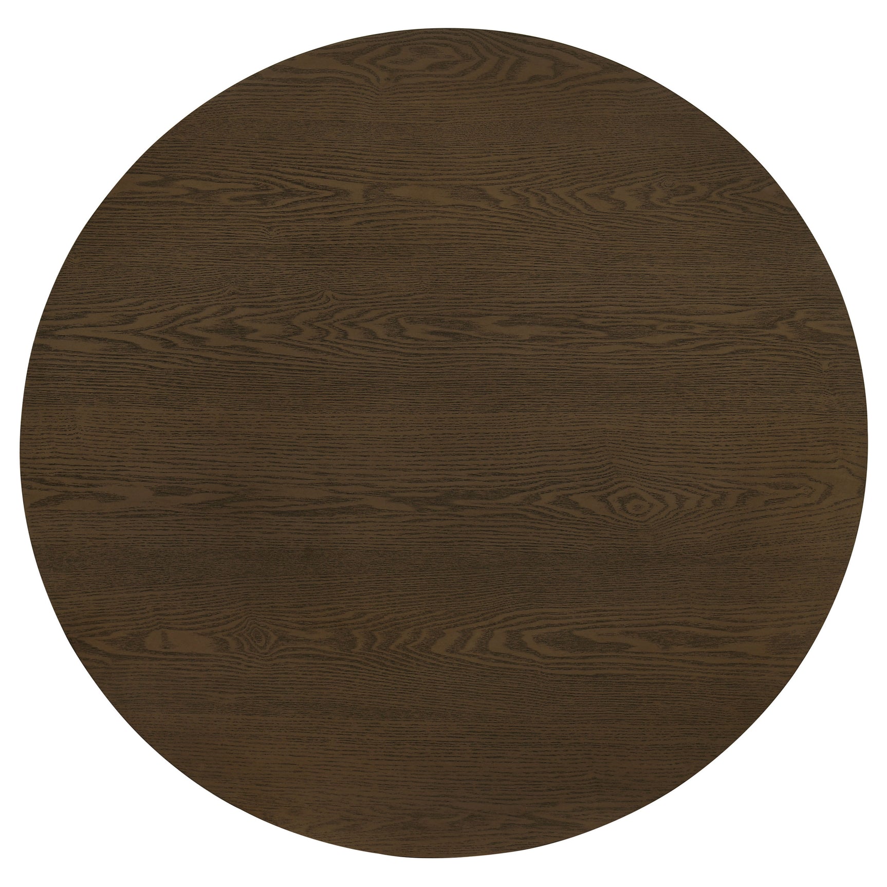 Hamlyn Round Fluted Occasional Cocktail Coffee Table Walnut