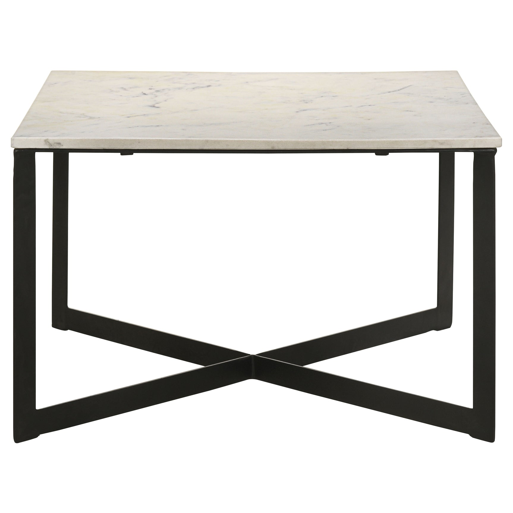 Tobin 3-piece Marble Top Coffee and End Table Set White - Tampa Furniture Outlet