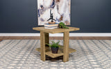 Dawn Square Engineered Wood End Table Mango Brown - Tampa Furniture Outlet