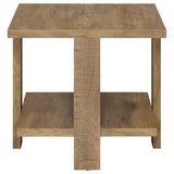 Dawn 3-piece Round Coffee and End Table Set Mango Brown - Tampa Furniture Outlet