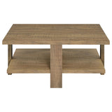 Dawn 3-piece Round Coffee and End Table Set Mango Brown - Tampa Furniture Outlet