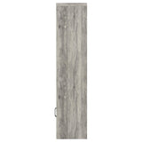 Burke 4-shelf Engineered Wood Media Tower Grey Driftwood - Tampa Furniture Outlet
