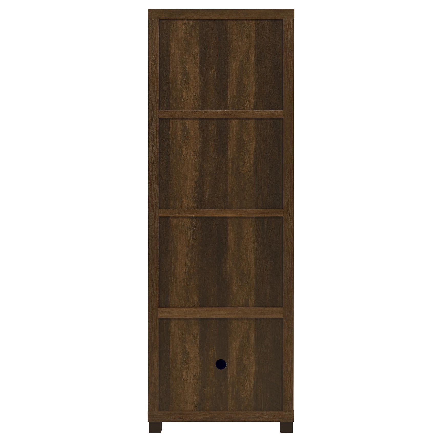 Sachin 3-shelf Engineered Wood Media Tower Dark Pine - Tampa Furniture Outlet