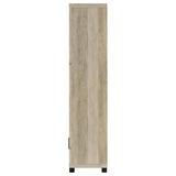 Sachin 3-shelf Engineered Wood Media Tower Distressed Pine - Tampa Furniture Outlet