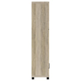 Sachin 3-shelf Engineered Wood Media Tower Distressed Pine - Tampa Furniture Outlet