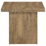 Devar 2-piece Square Coffee and End Table Set Mango - Tampa Furniture Outlet