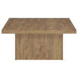 Devar 3-piece Square Coffee and End Table Set Mango - Tampa Furniture Outlet
