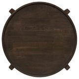 Cota 3-piece Solid Wood Coffee and End Table Set Dark Brown - Tampa Furniture Outlet