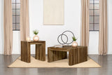 Tampa Furniture Outlet - Coaster - Odilia 2-piece Solid Wood Coffee and End Table Set Auburn - 708418-S2