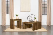 Tampa Furniture Outlet - Coaster - Odilia 2-piece Solid Wood Coffee and End Table Set Auburn - 708418-S2
