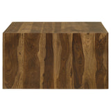 Odilia Square Solid Wood Coffee Table Auburn - Tampa Furniture Outlet