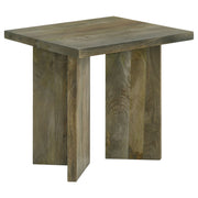 Tampa Furniture Outlet - Coaster - Andando Square Solid Wood End Table Mango Brown - 708497