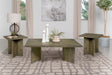 Tampa Furniture Outlet - Coaster - Andando 3-piece Coffee and End Table Set Mango Brown - 708498-S3