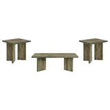 Andando 3-piece Coffee and End Table Set Mango Brown - Tampa Furniture Outlet