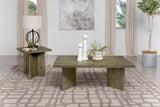 Andando Rectangular Solid Wood Coffee Table Mango Brown - Tampa Furniture Outlet