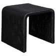 Tampa Furniture Outlet - Coaster - Cahya Woven Rattan Square End Table Black - 708517