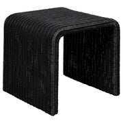 Tampa Furniture Outlet - Coaster - Cahya Woven Rattan Square End Table Black - 708517