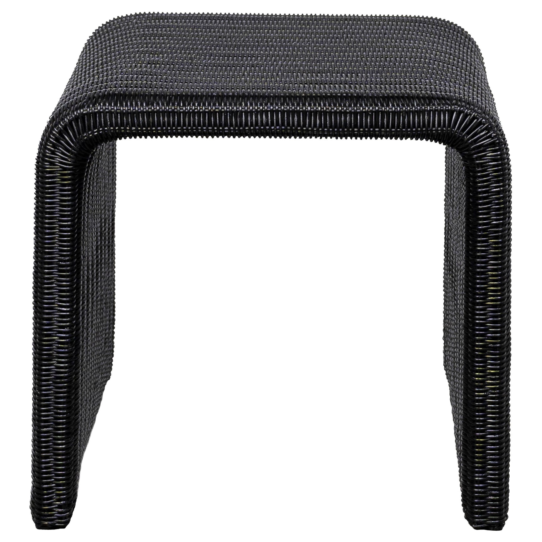 Cahya 3-piece Rattan Coffee and End Table Set Black - Tampa Furniture Outlet